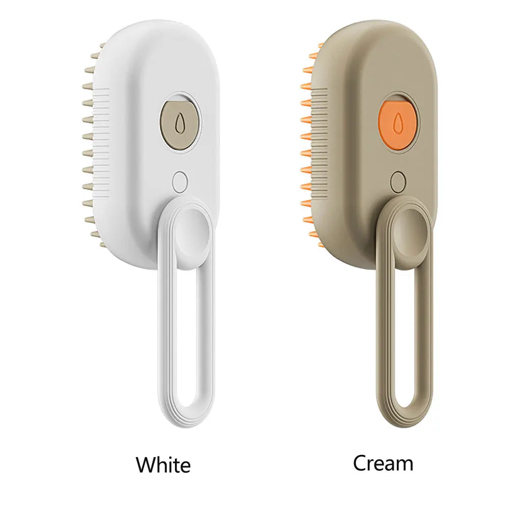Rechargeable Steam Cat Grooming Brush